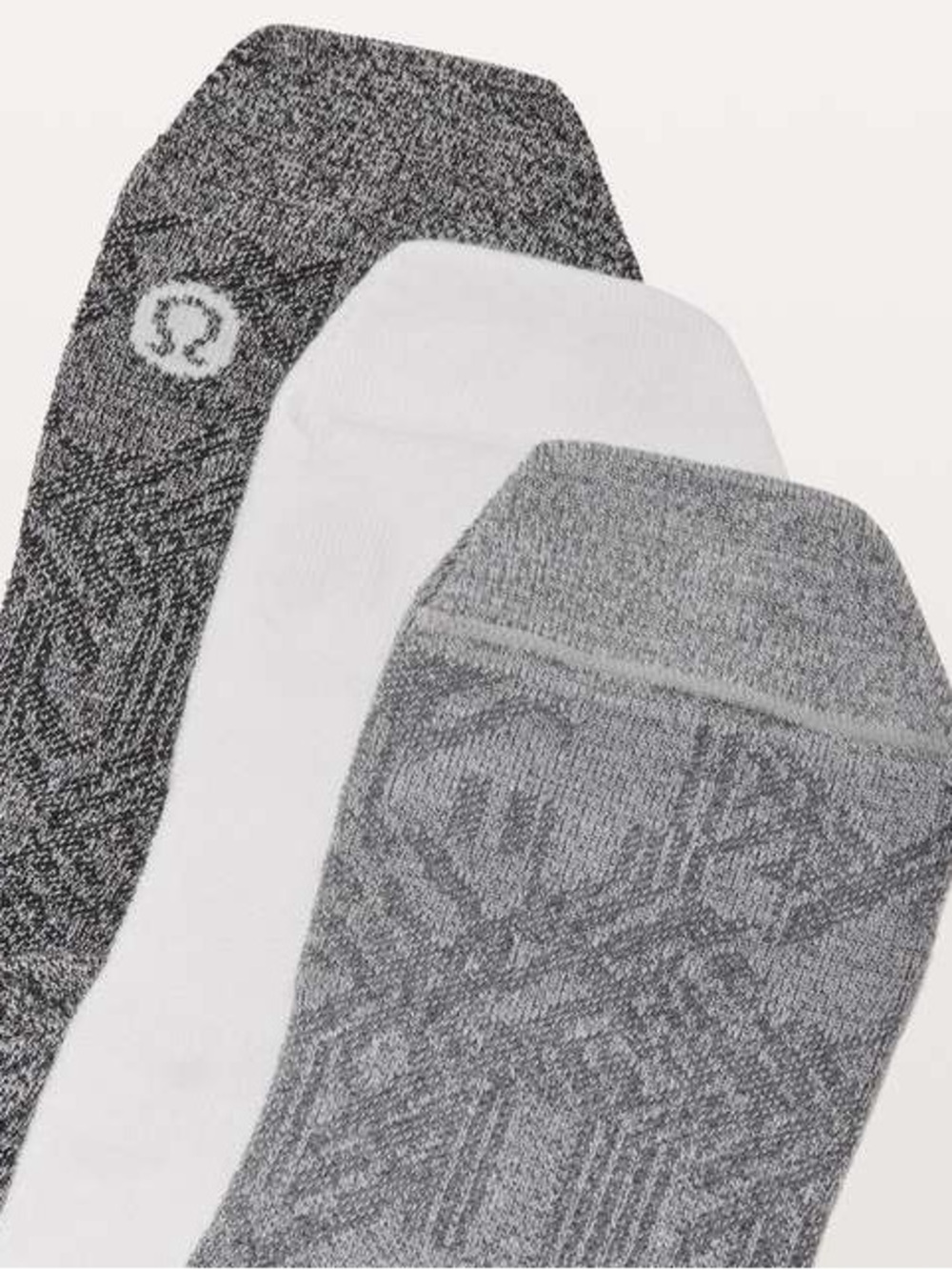 NWT Lululemon athletica UNISEX Arch support Sock Low profile 3-Pack Size M/L